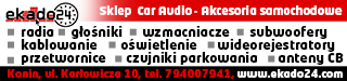 Sklep Car Audio, akcesoria samochodowe - Ekado24