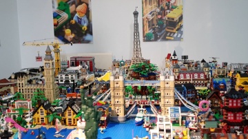 Stworzył miasto z klocków LEGO. Wystawa w konińskim muzeum