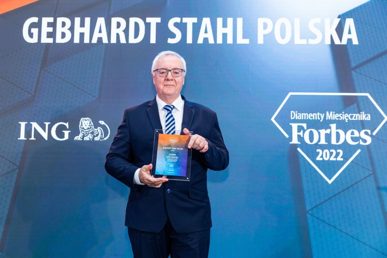 Gebhardt Stahl Polska „Diamentem Forbesa 2022”