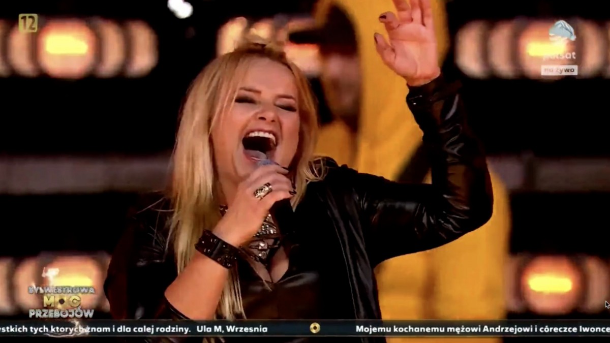 Sylwia Dziardziel z Konina zaśpiewała w Sylwestrowej Mocy Przebojów