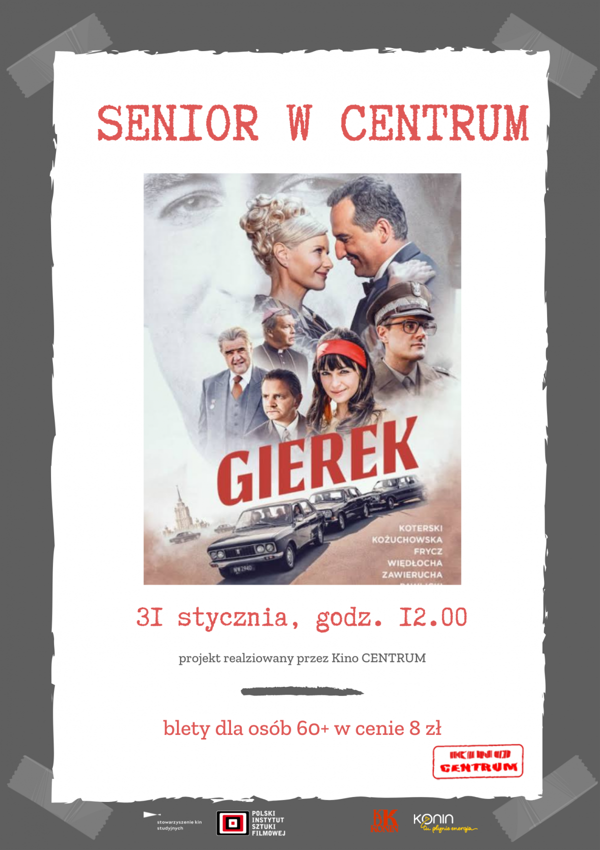 Senior w Centrum- Gierek